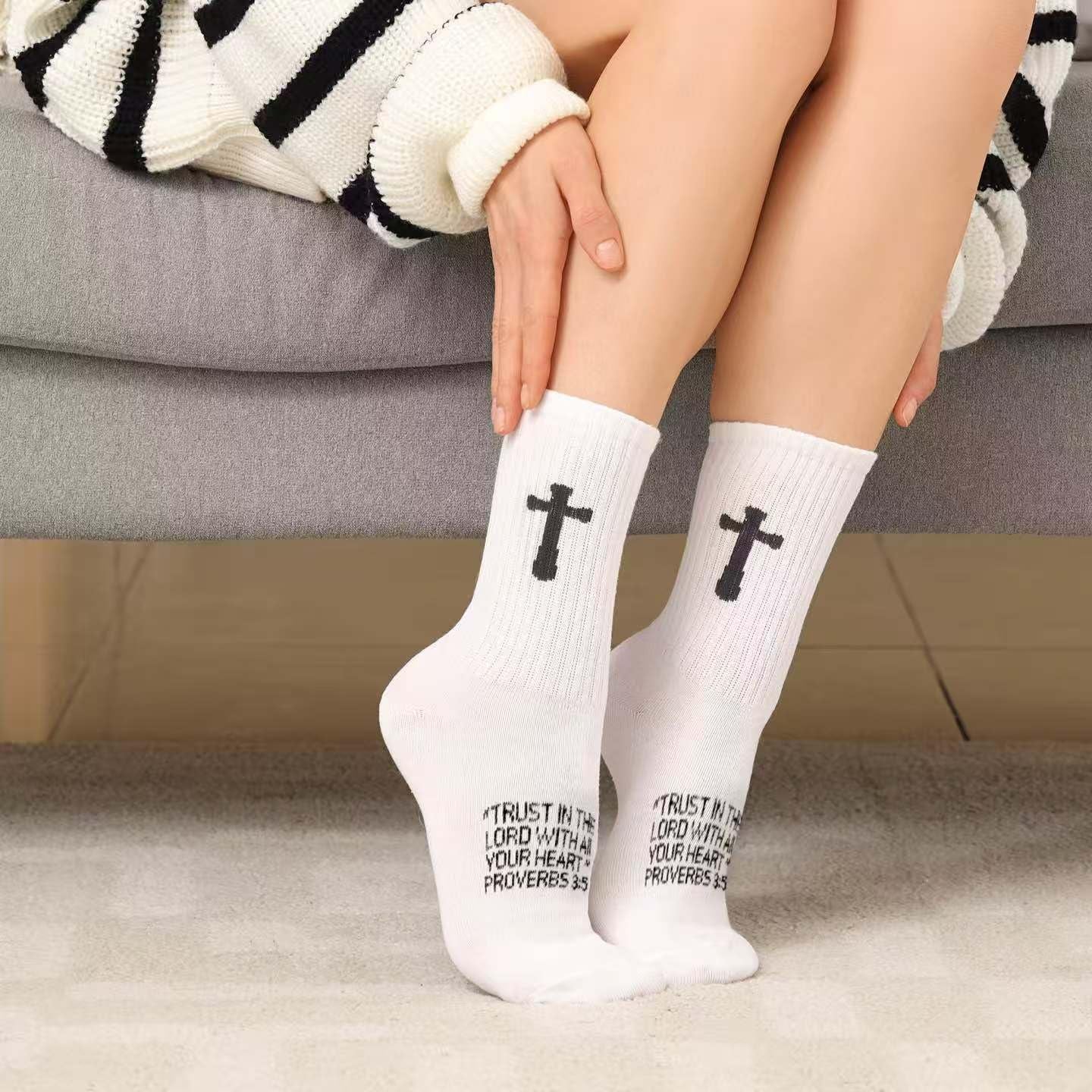 3 Pairs Christian Socks Prayer Socks Birthday Gifts for Dad,Men Husband Grandpa Women Idea Fathers Day Christmas