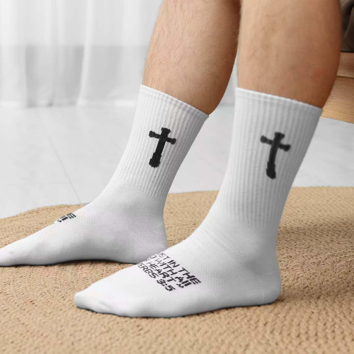 3 Pairs Christian Socks Prayer Socks Birthday Gifts for Dad,Men Husband Grandpa Women Idea Fathers Day Christmas